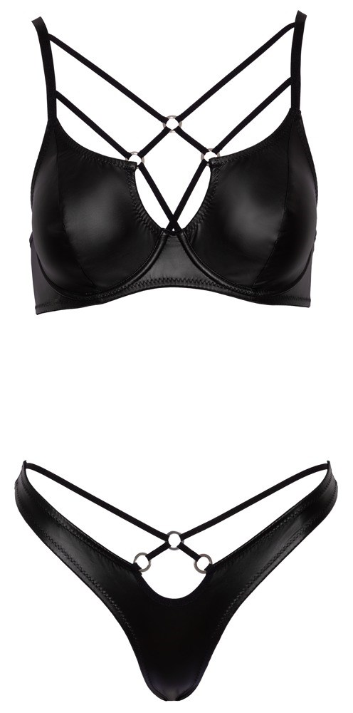 Black bra & thong