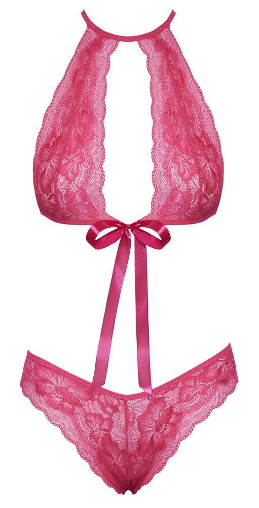 Pink set with soft bra and briefs