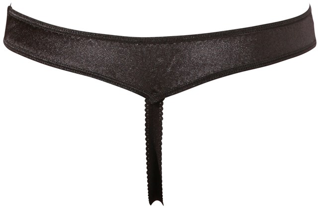 Basic Åpen Truse Svart