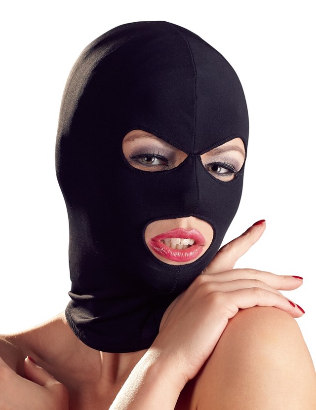 Øyne/munn Svart Maske