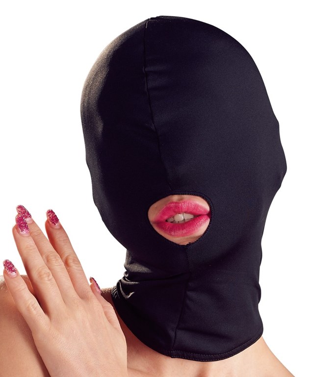 Svart munn maske