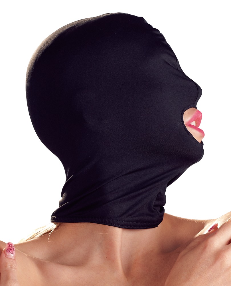 Svart munn maske