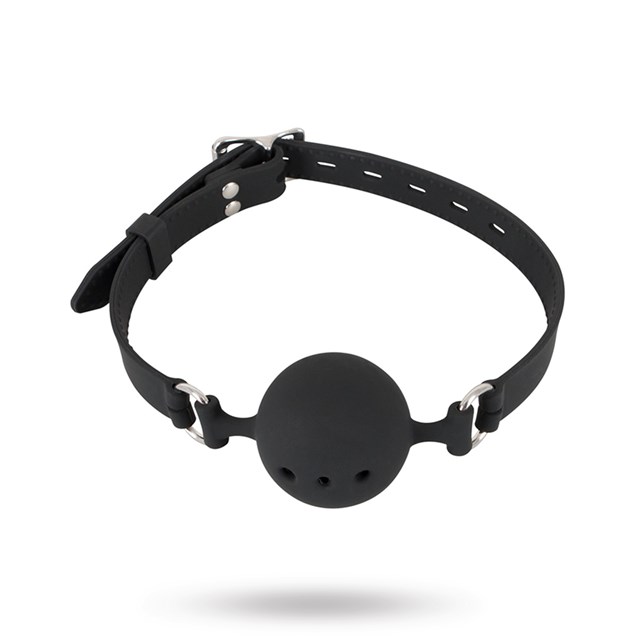 BREATHABLE SILICONE GAG - LARGE