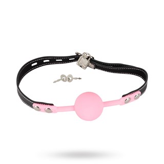 Pink Silicone Gag