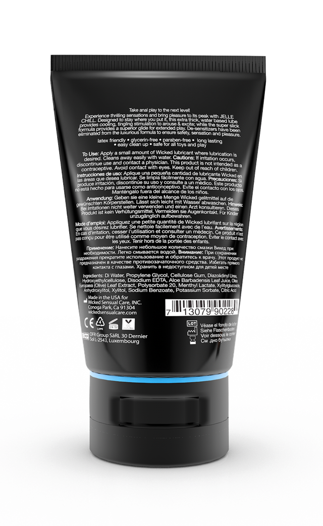 JELLE CHILL - Waterbased Lubricant with Chilling Effect 120ml