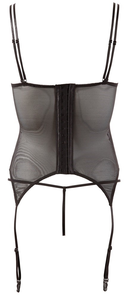 Peek-a-boo Strømpeholdertopp