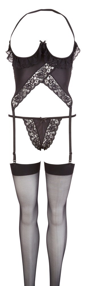 Open-bust Basque Set