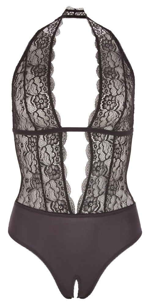 Halterneck Body med Åpent Skritt