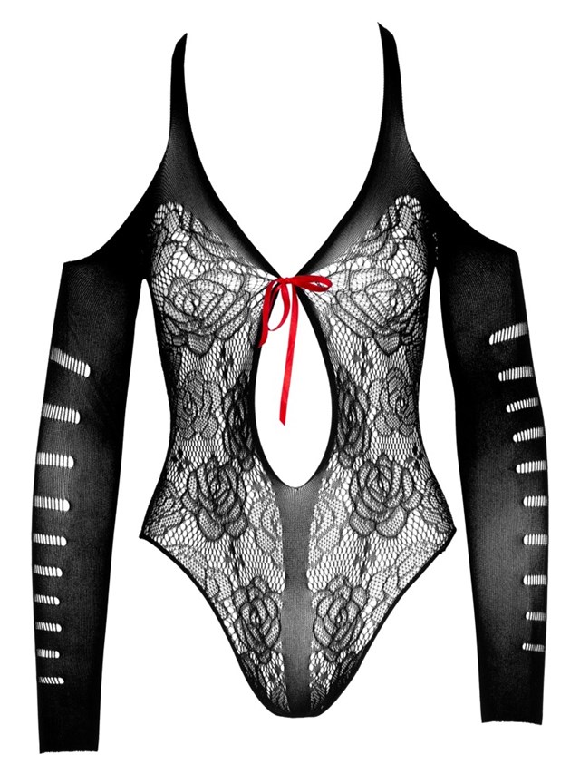 Sømløs body med åpent skritt - One-Size (S-L)