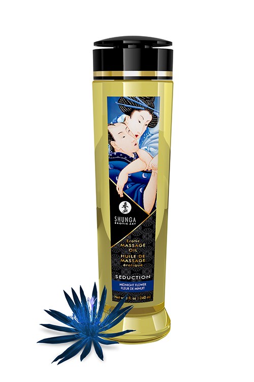 Erotisk Massasjeolje - Seduction Midnight Flower 240ml