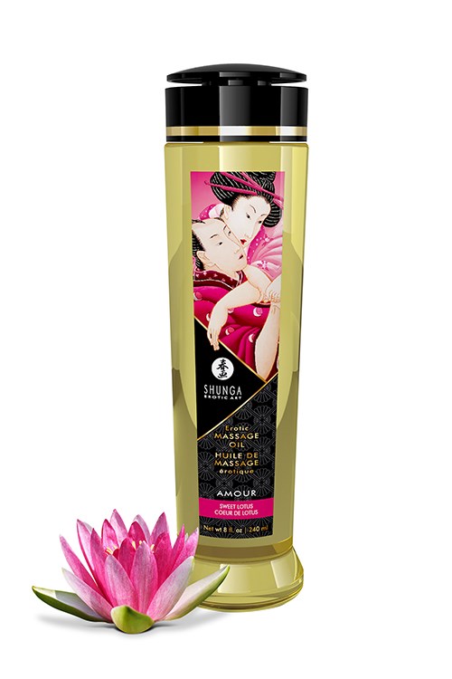 Erotisk Massasjeolje - Amour Sweet Lotus 240ml
