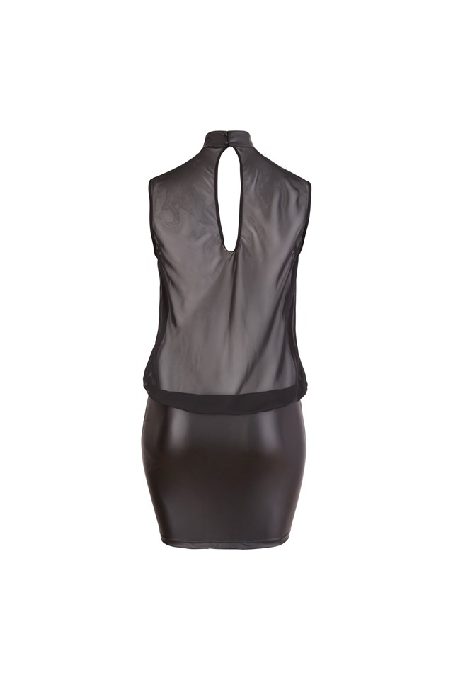 Plussize See-Thru Mini Dress