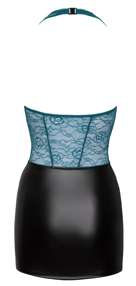Dress - Black & Petrol green