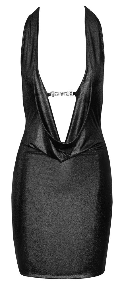 Dress with deep neckline - Silver