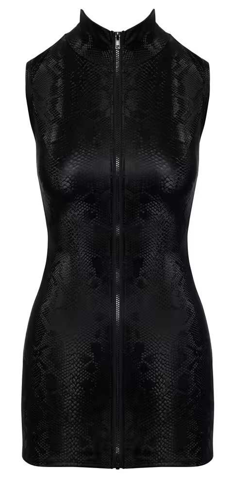 Black party Dress Snake Zip