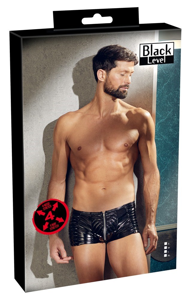 Vinyl Biker Pants for Men