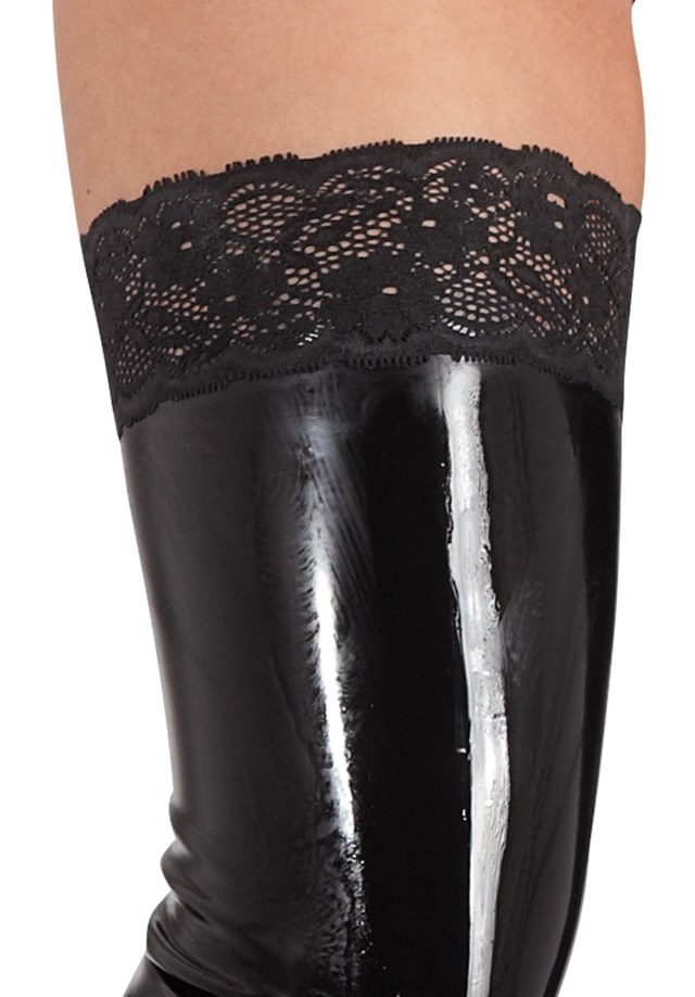 Latex Stockings Lace