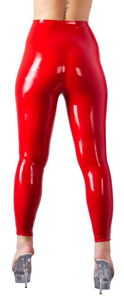 Latex Røde Leggings