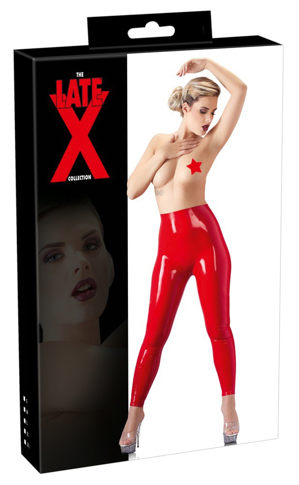 Latex Røde Leggings
