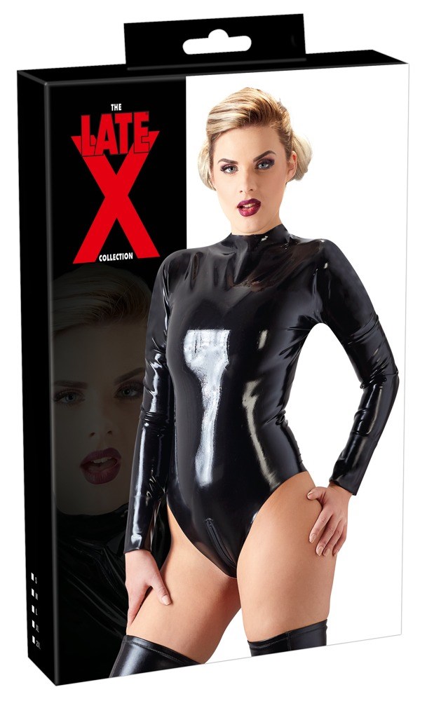 Black Latex Body with Long Arms