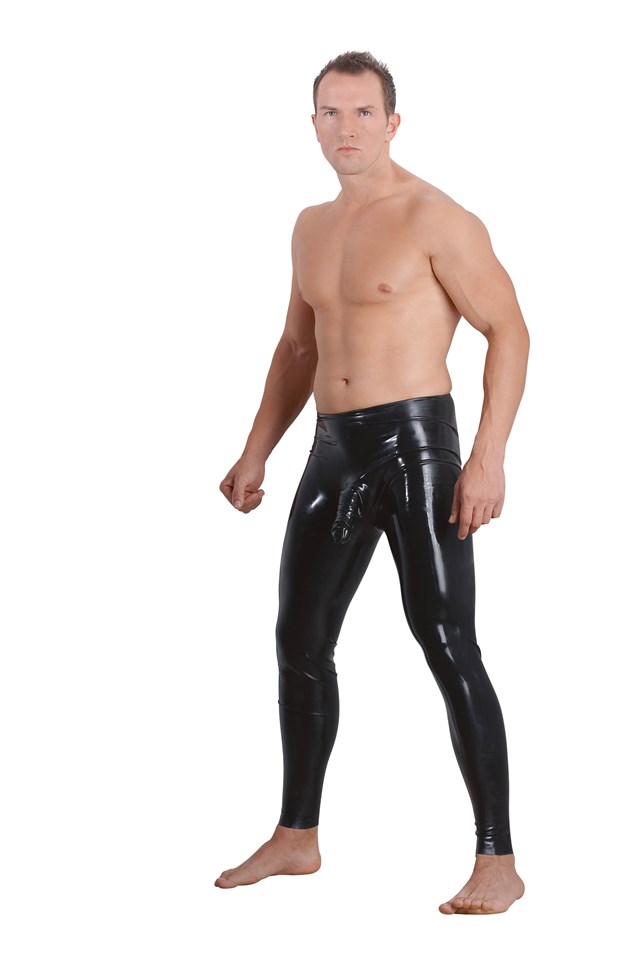 Latex Leggins with Sleeve