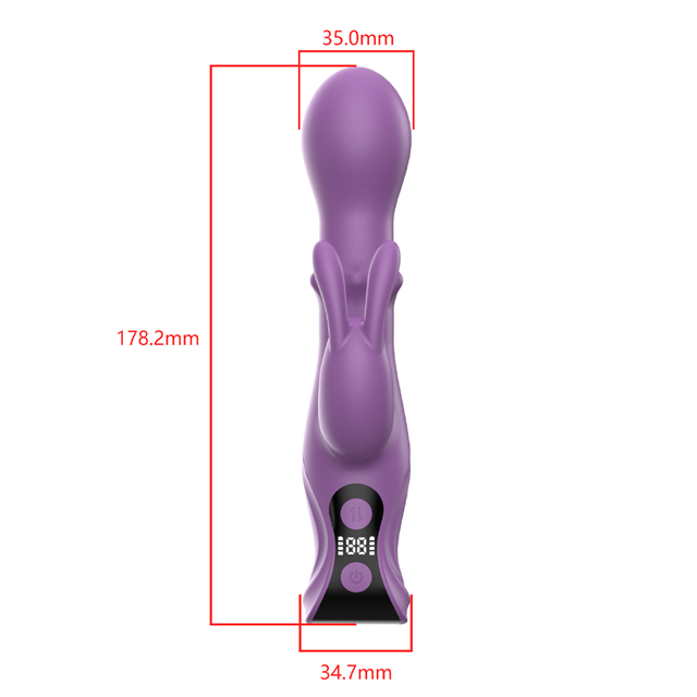 3-in-1 Rabbit Vibrator With LCD Display