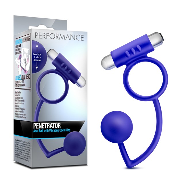 Performance Analkule med Vibrerende Penisring