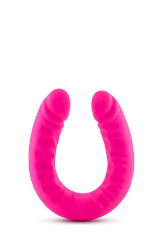 Rusé Hot Pink Slim Double Dong - 46 Cm