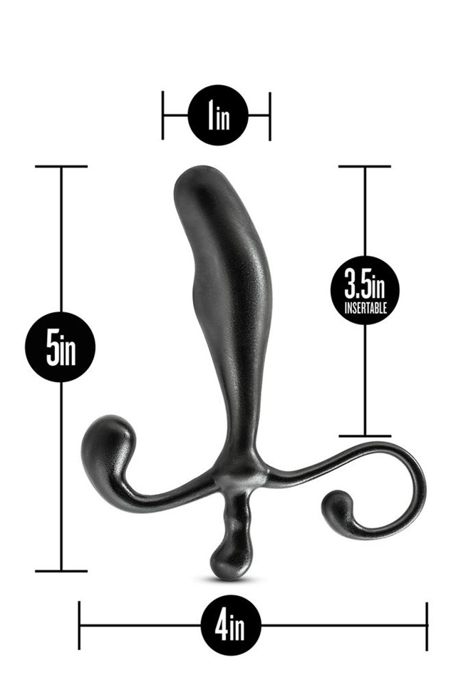 ANAL ADVENTURES PROSTATE STIMULATOR - BLACK