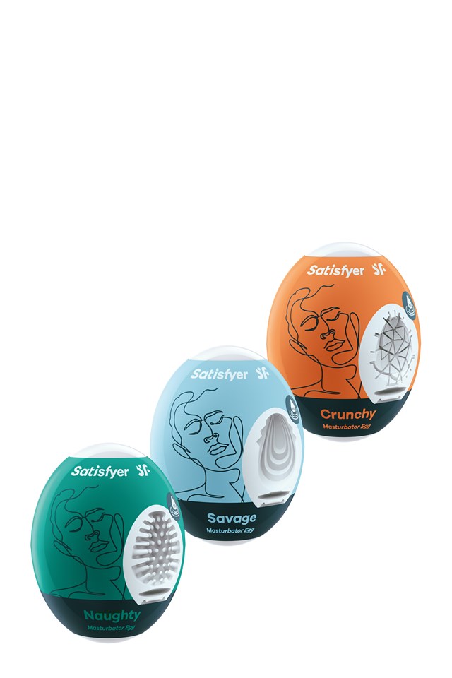 ONANIEGG NAUGHTY CRUNCHY SAVAGE 3-PACK