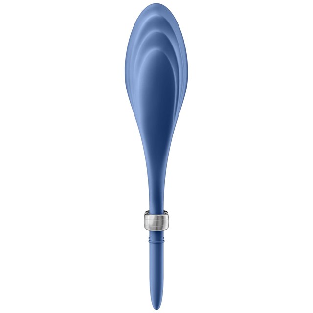 SATISFYER DUELIST RING VIBRATOR - MØRK BLÅ