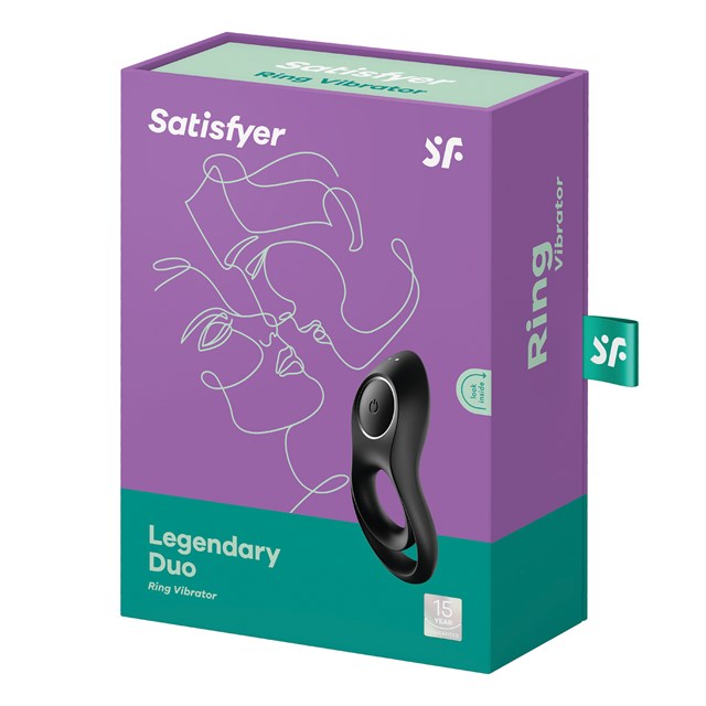 Legendary Duo Ring Vibrator - Black