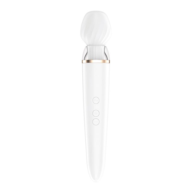 Satisfyer Double Wand-er - Hvit