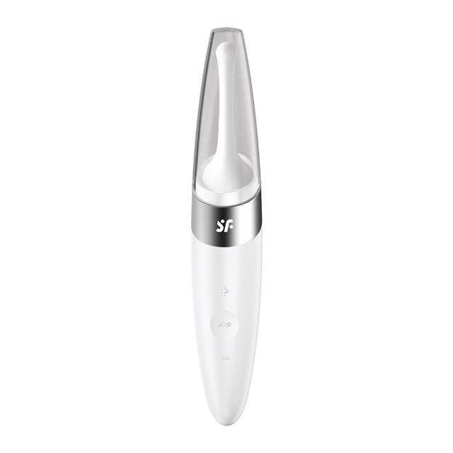 Twirling Delight Tip Vibrator - White