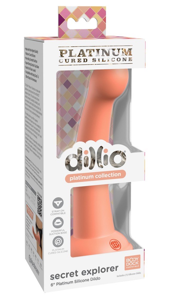 Secret Explorer Dildo - Peach