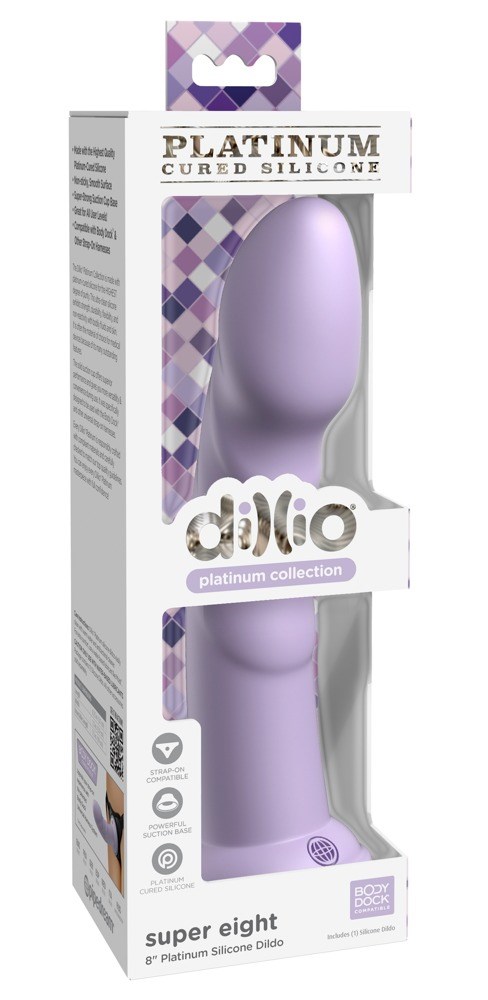 Super eight dildo - purple