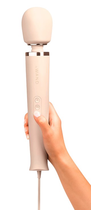 Powerful Plug-in Vibrating Massager - Hvit