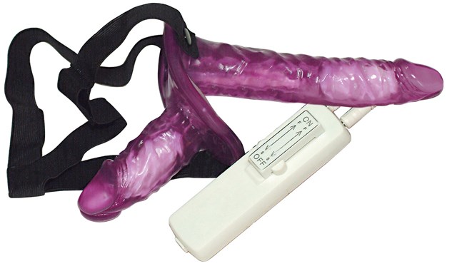 Vibrating Strap-on Duo