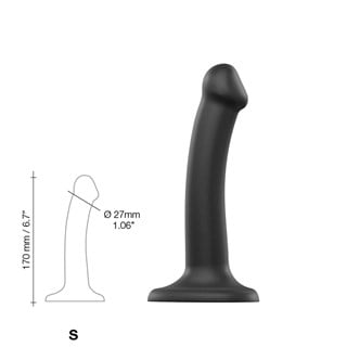 Bøybar Dildo Dual Density Small - 17 Cm