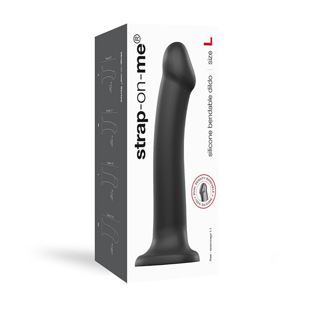 Bøybar Dildo Dual Density Large -19 cm
