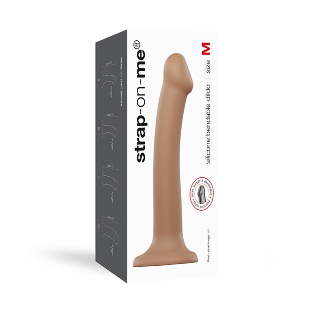 Bøybar Dildo Dual Density Medium - 18 cm
