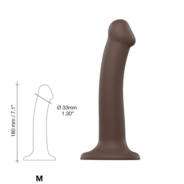 Bøybar Dildo Dual Density Medium - 18 cm