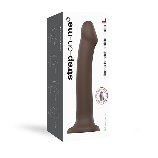 Bøybar Dildo Dual Density Large -19 cm