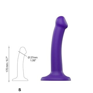 Bøybar Dildo Dual Density Small - 17 Cm