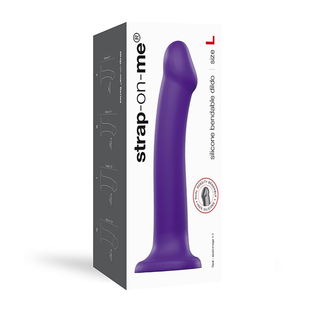 Bøybar Dildo Dual Density Large -19 cm
