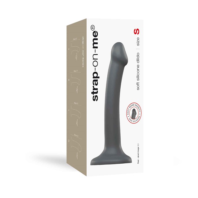 Mono Density Dildo Grey - 17 cm