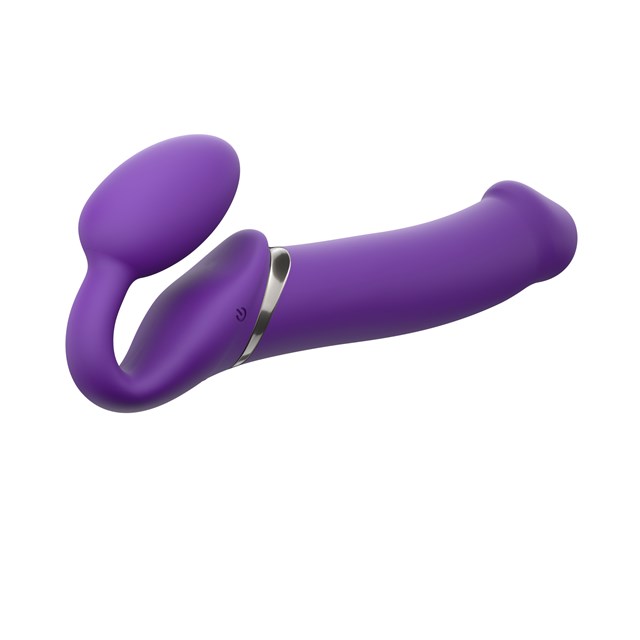 Vibrating Bendable Dildo - Violet XL