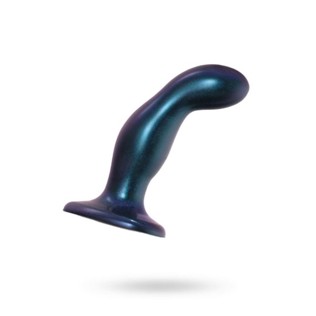 DILDO PLUG SNAKY METALLIC BLUE - M