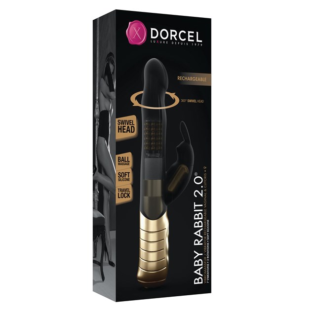 Baby Rabbit 2.0 Black & Gold - Rechargeable