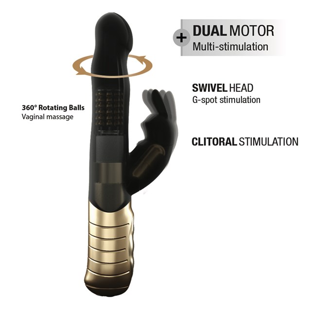 Baby Rabbit 2.0 Black & Gold - Rechargeable